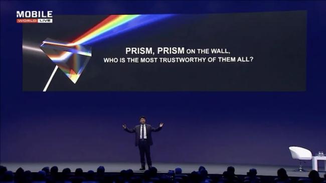 Huawei's rotating chairman Guo Ping on stage at the Mobile World Congress 2019 on February 26, 2019.png